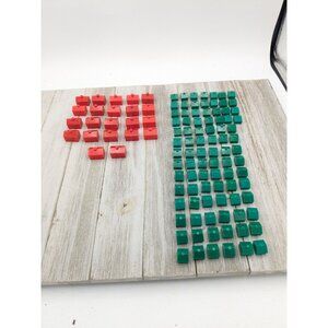 Vintage 1985 Monopoly Game Replacement Motels Houses Set #2